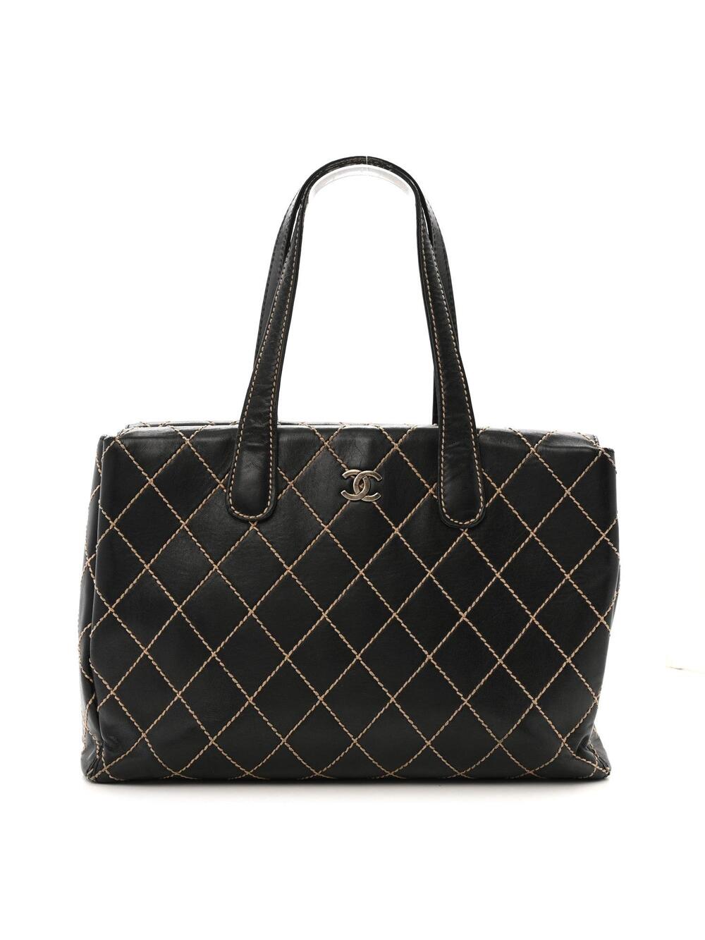 Chanel Calfskin Wild Stitch Large Tote #244568C15B